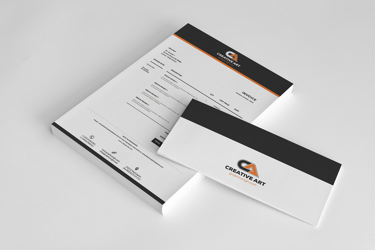 Branding Identity, a Stationery Template by Graphic Origin (Photo 11 of 11)