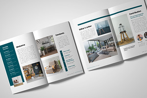 Magazine Template Interior Design