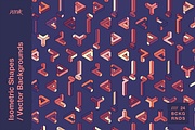 Isometric Shapes / Vector Background, a Background Graphic by dvtchk (Thumbnail 16 of 16)
