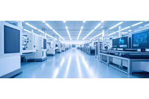 Clean high-tech factory interior, an Industrial Photo by Igor Tichonow