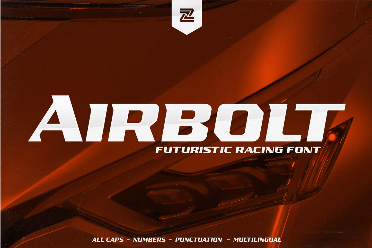 AIRBOLT, a Sans Serif Font by Bagerich Type Foundry (Photo 1 of 9)