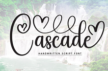 Cascade | Script Font