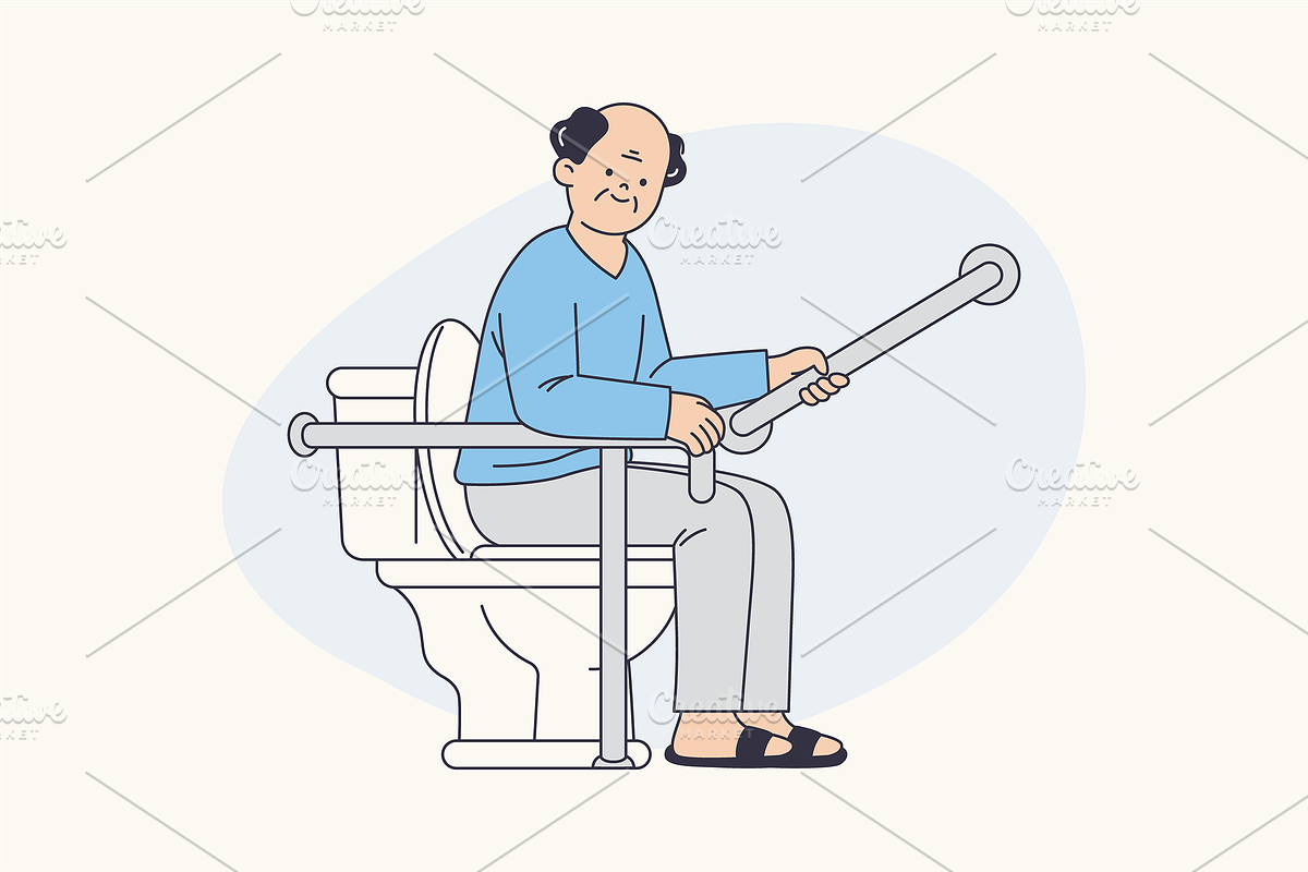 Connected Safe Seniors Illustration, an Object Graphic by Jump Studio (Photo 7 of 12)