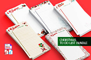 Christmas To Do List Bundle, a Stationery Template by Graphic Template (Thumbnail 1 of 2)