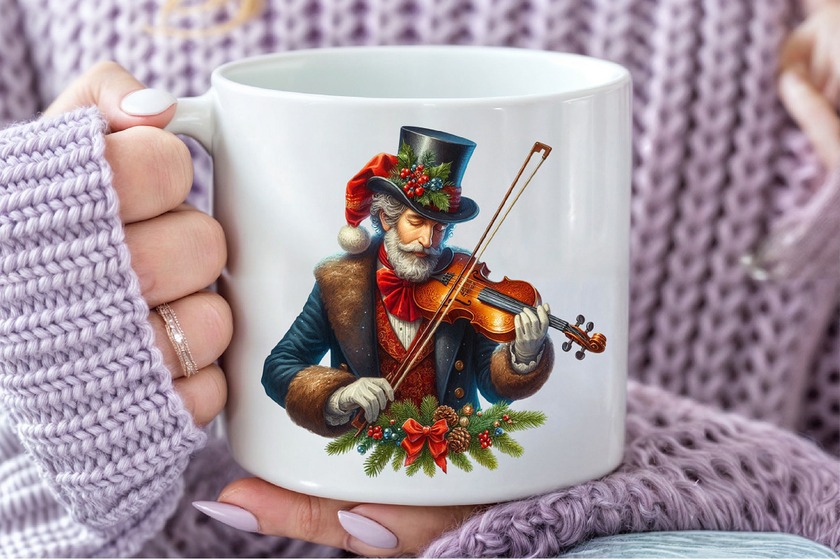 Victorian Christmas Clipart, an Illustration by Pixels.Craft (Photo 4 of 7)