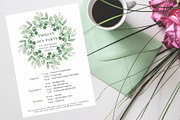 Eucalyptus Hen weekend itinerary, an Invitation Template by EvaTemplates (Thumbnail 4 of 6)