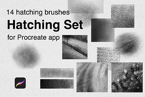 Hatching Brushes For Procreate