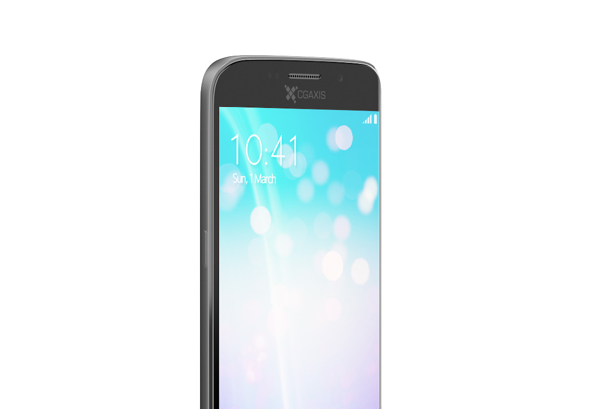 Black smartphone, an Object 3D Model by CGAxis (Photo 3 of 12)