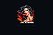 Sexy men & women hot pepper clipart, an Object Graphic by DigitalDream (Thumbnail 3 of 4)