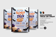 Halloween Trick or Treat Flyer, a Flyer Template by Aam360 (Thumbnail 1 of 3)