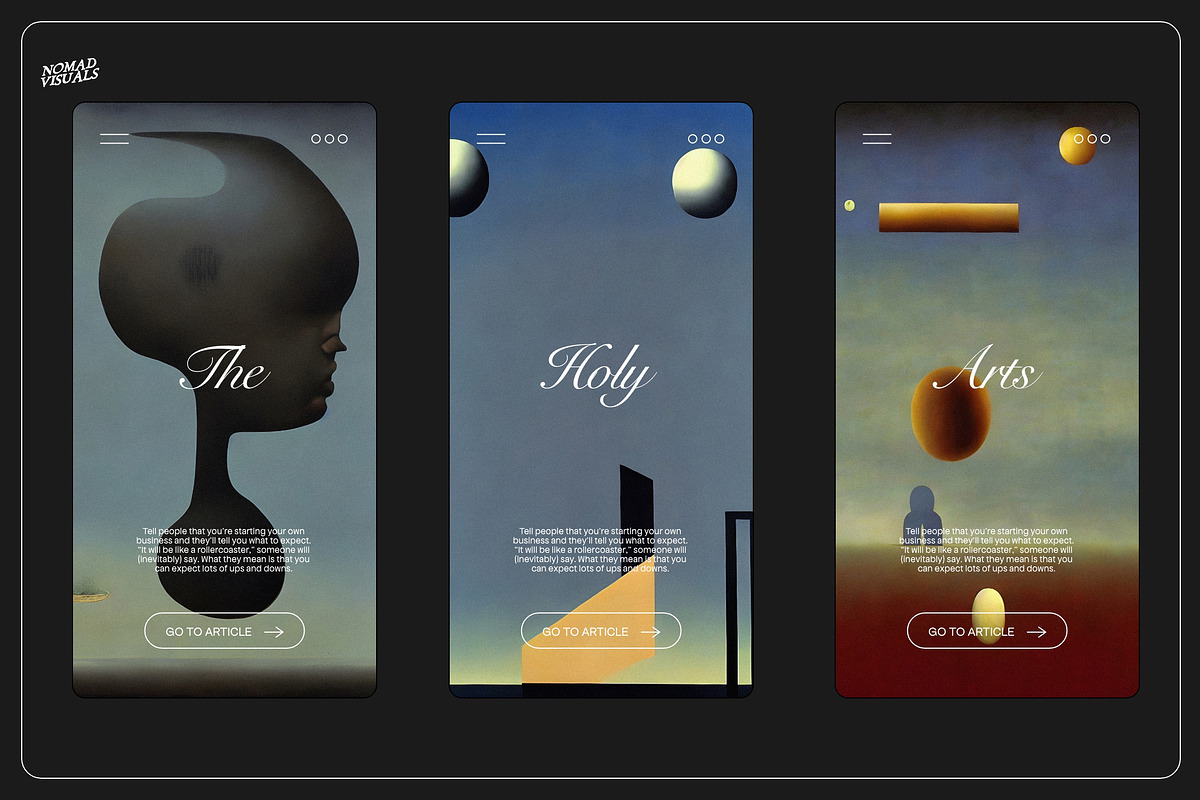 Abstract Visionary, a Background Graphic by Nomad Visuals