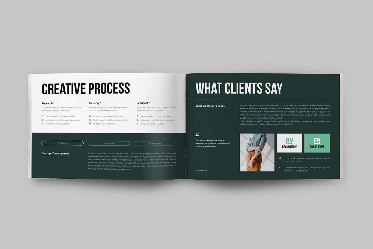 Creative Resume & Portfolio Template, a Brochure Template by StyleArt (Photo 6 of 11)
