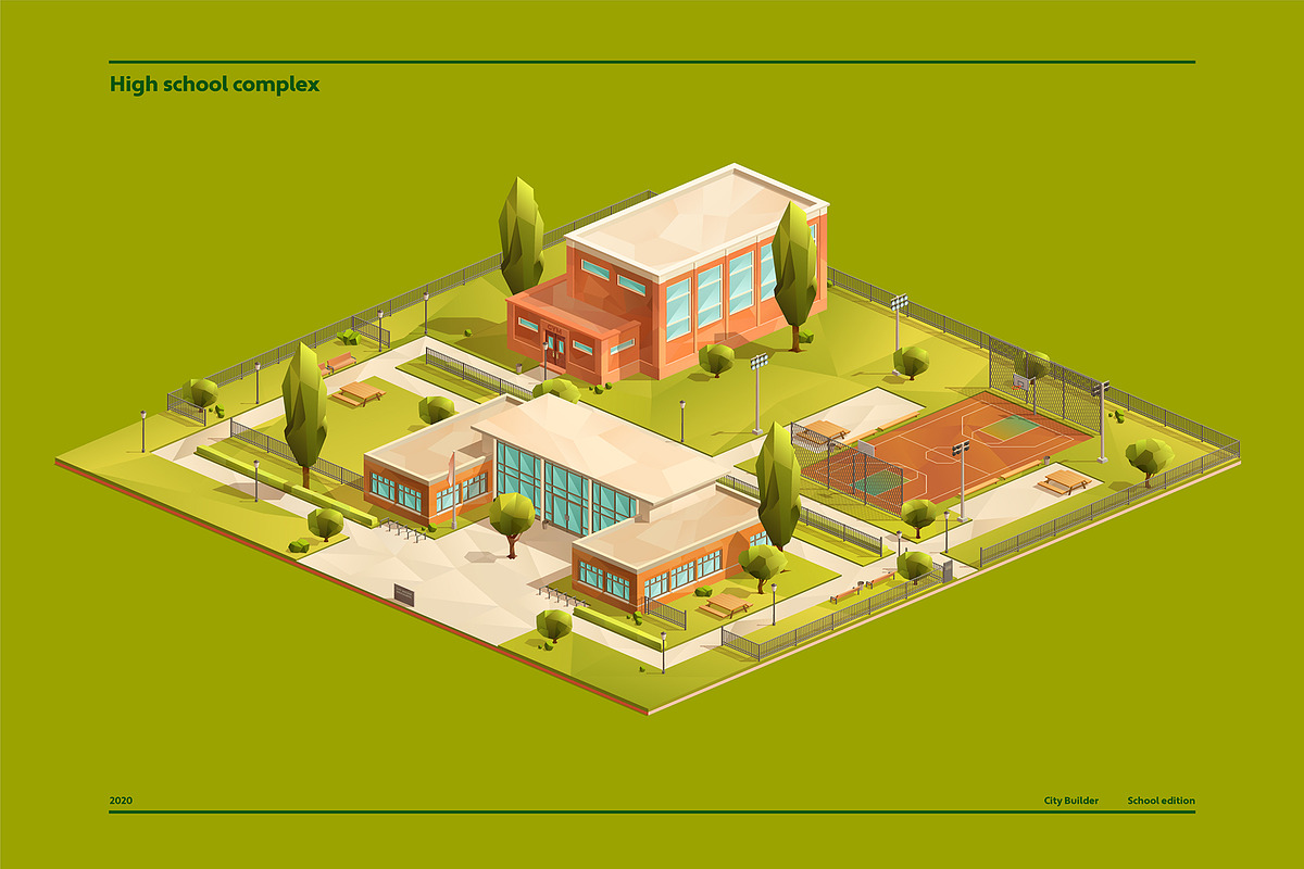 Schools City builder, an Education Illustration by blauananas (Photo 6 of 21)