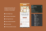 3 Set Mobile App Roll Up Banner, a Stationery Template by trabaskriya (Thumbnail 2 of 4)