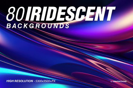 80 Iridescent Abstract Background