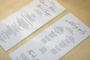 Moody 4x9 Program/Menu Card Mockup, a Print Template by ILLONA GRAPHICS (Thumbnail 2 of 5)