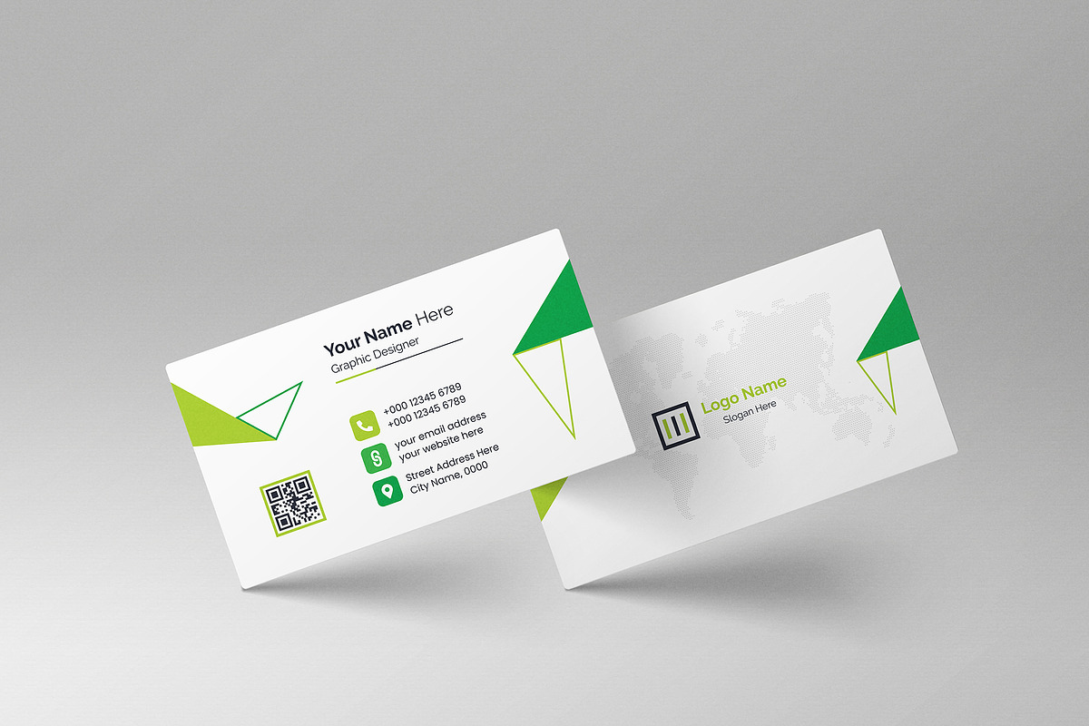 Minimal Business Card Design, a Business Card Template by mijli (Photo 2 of 12)