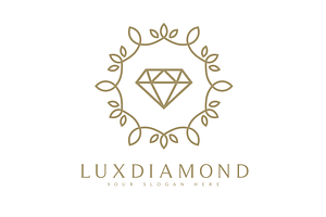 LuxDiamond Logo Business Card Free