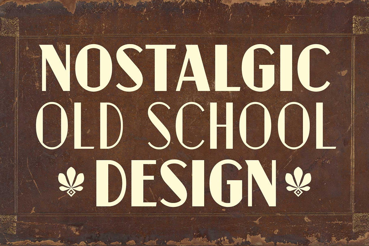 Neuford - Vintage Display, a Sans Serif Font by Arterfak Project (Photo 10 of 12)