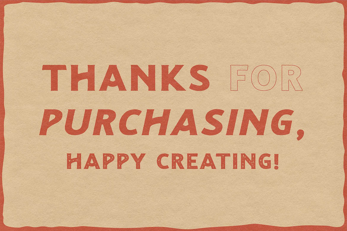 Rusty Rovers - Handdrawn Typeface, a Font by Krakenbox Studio (Photo 16 of 16)