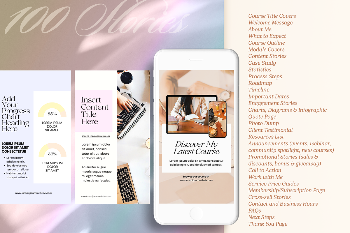 IRIS Course Creator Instagram Story, a Social Media Template by Creatif Foundry (Photo 6 of 8)