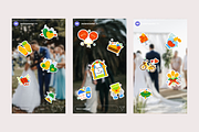 Animated Wedding Stickers, an Emoji Icon by Prosymbols (Thumbnail 3 of 13)