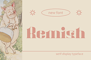 Remish, a Serif Font by RT Studio (Thumbnail 1 of 10)