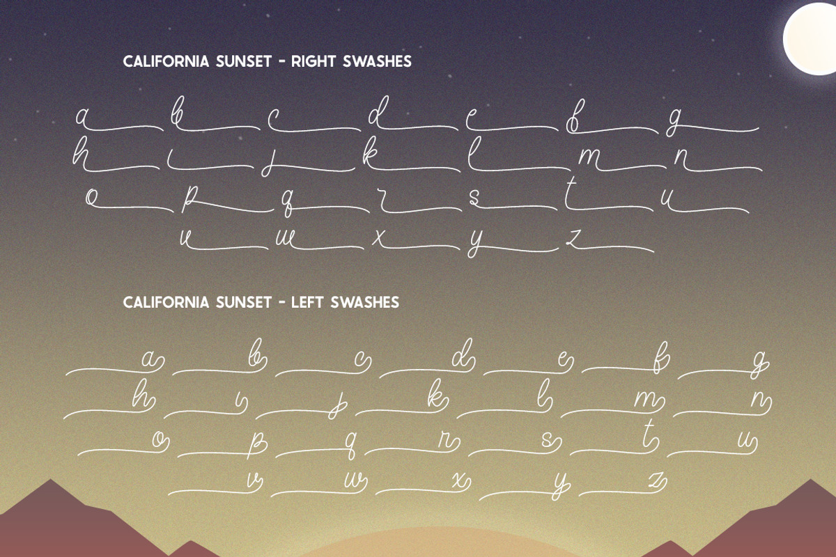 California Sunset Font Family, a Sans Serif Font by Salt & Pepper Designs (Photo 10 of 12)