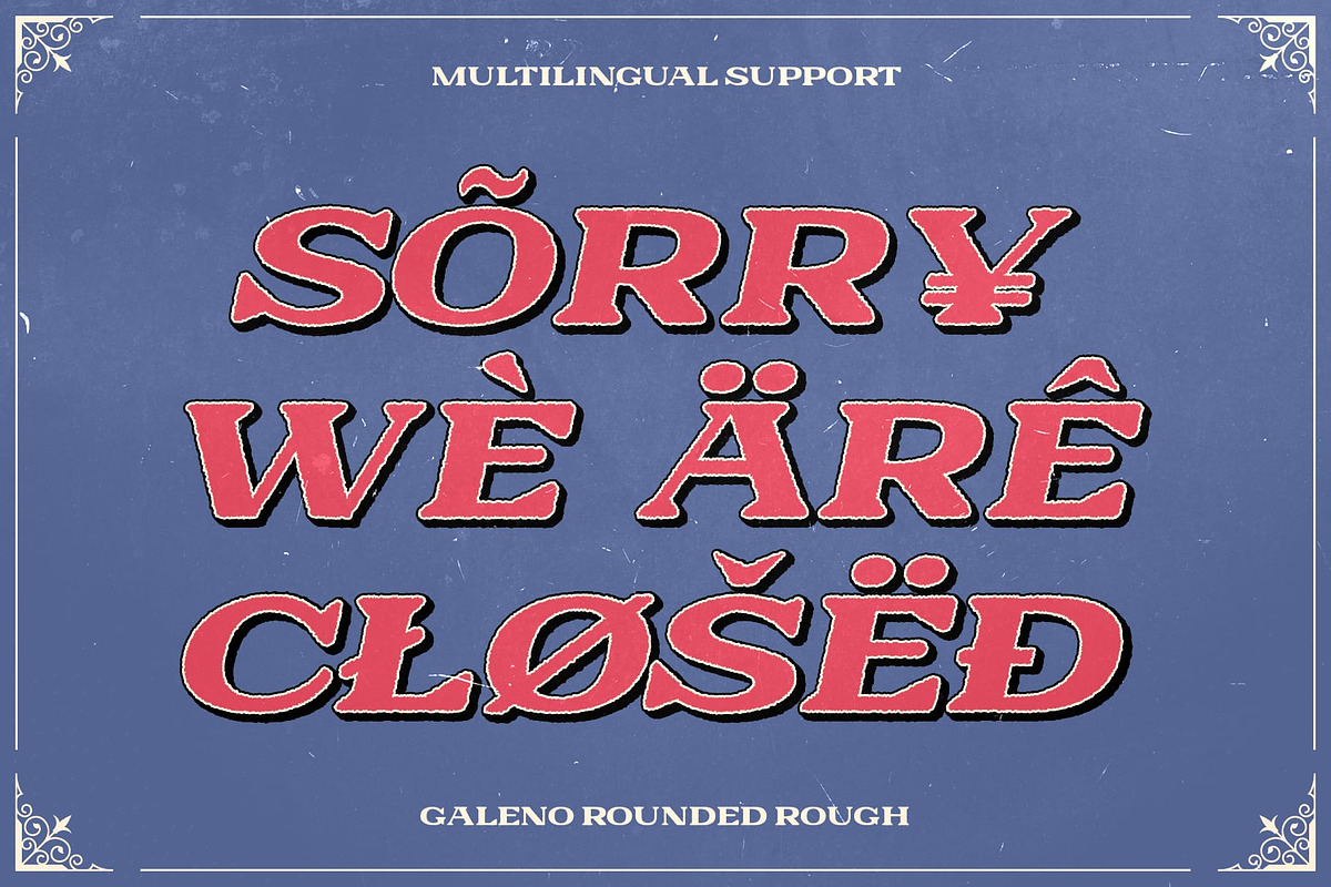 Galeno Rounded Rough, a Serif Font by Craft Supply Co. (Photo 6 of 8)