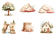 Watercolor Woodland Animals Clipart, an Illustration by Sublimation Artist (Thumbnail 7 of 7)