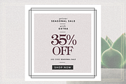 GRUNGE Social Media sale banner pack, a Social Media Template by Vova (Thumbnail 3 of 10)