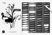 Retro Ink Procreate Brushes, a Brush Add-On by Spasibenko Art (Thumbnail 2 of 8)