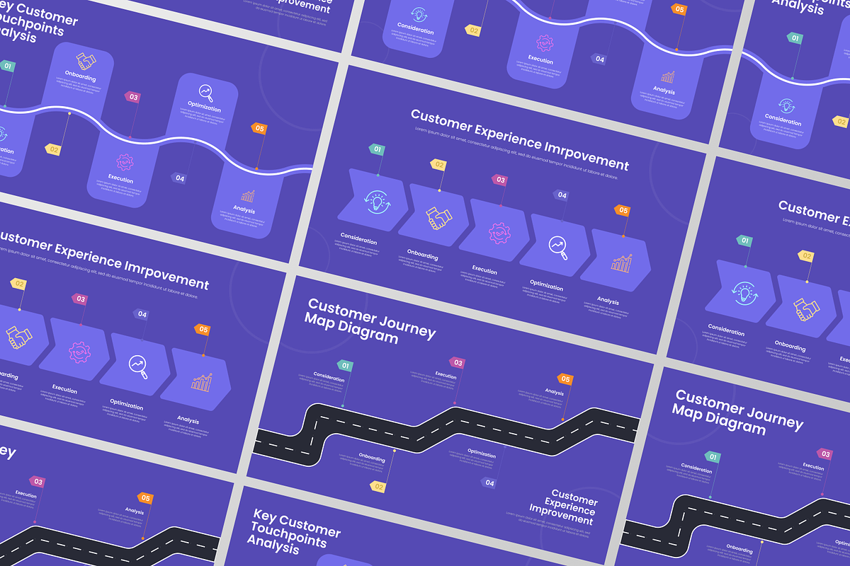 Customer Journey Map Infographic, a Marketing Template by Annora Studio (Photo 4 of 4)