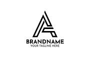 Letter A Logo – Modern Minimalist, a Branding & Logo Template by Megafox Studio (Thumbnail 1 of 2)