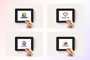 10 Vibrant 3D Gradient Logo Pack, a Branding & Logo Template by AmmarZahoor (Thumbnail 3 of 10)
