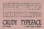 Crudy Typeface, a Sans Serif Font by softulka (Thumbnail 5 of 8)