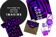 Purple Paradise Pattern Textures, a Pattern Graphic by Designbase (Thumbnail 4 of 4)
