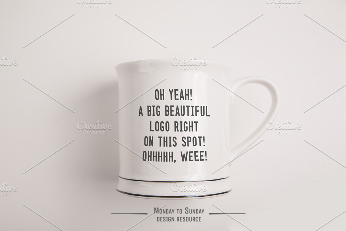 7 Coffee Cups Logo Mockups!, a Cups & Container Mockup by Snark Heart (Photo 8 of 8)