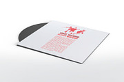 Vinyl Record Sleeve Mock-Up, a Product Mockup by Se٧enStudio (Thumbnail 9 of 9)