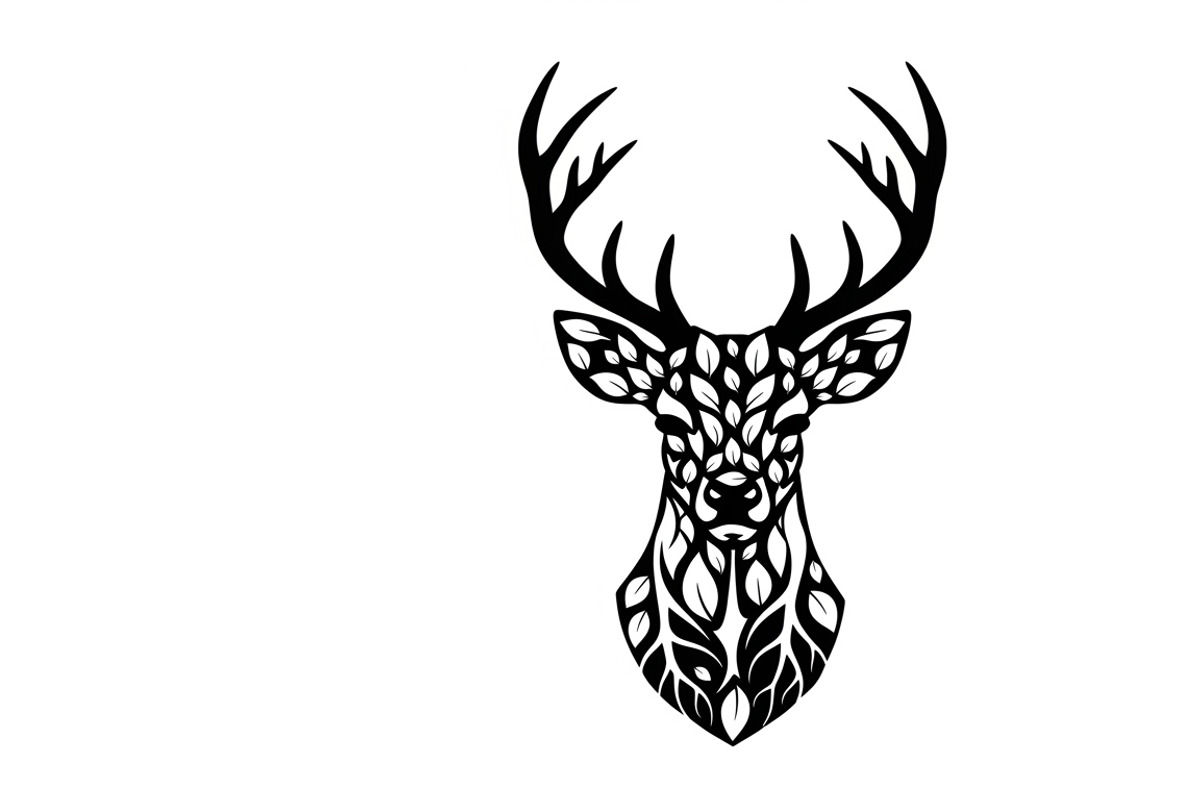deer head wall mount silhouette, an Illustration by Amazin_art (Photo 19 of 51)