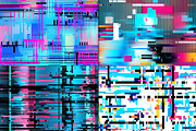 20 Seamless Digital Glitch Patterns, a Pattern Graphic by Nordic Design (Thumbnail 9 of 9)