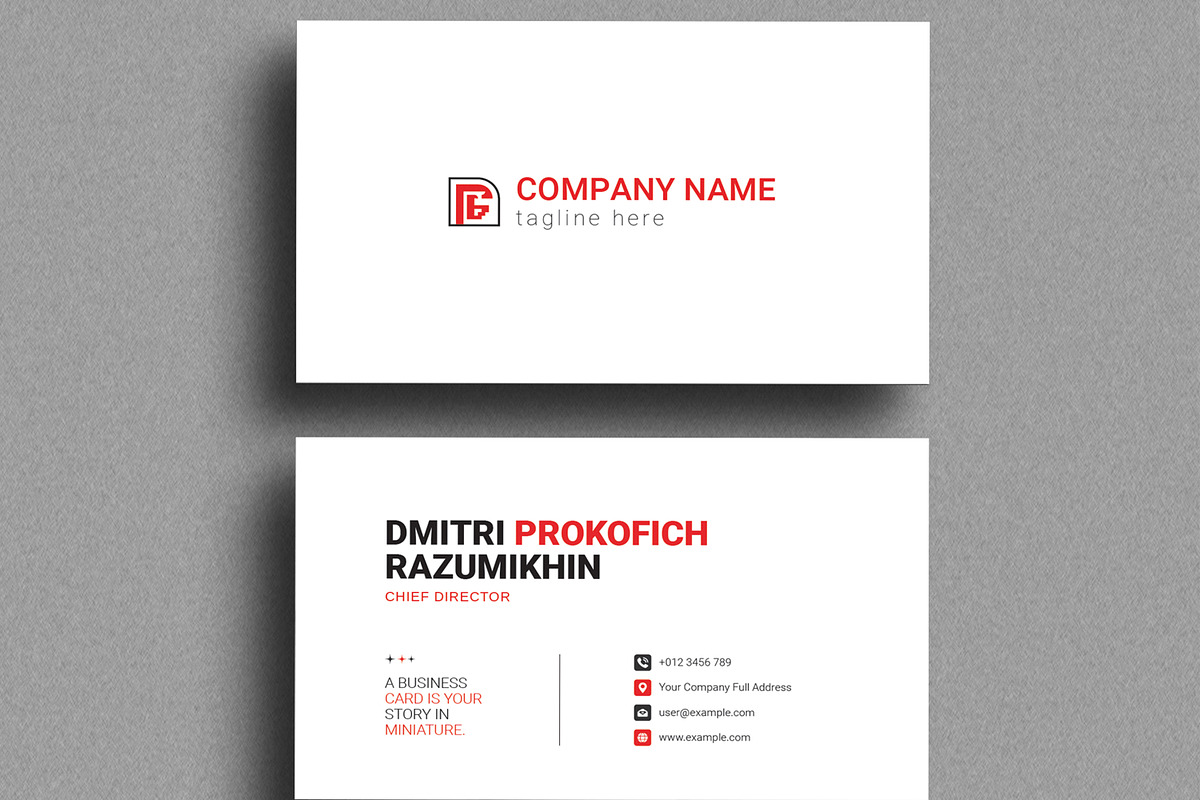 Business Card, a Business Card Template by MightyDesign (Photo 3 of 6)