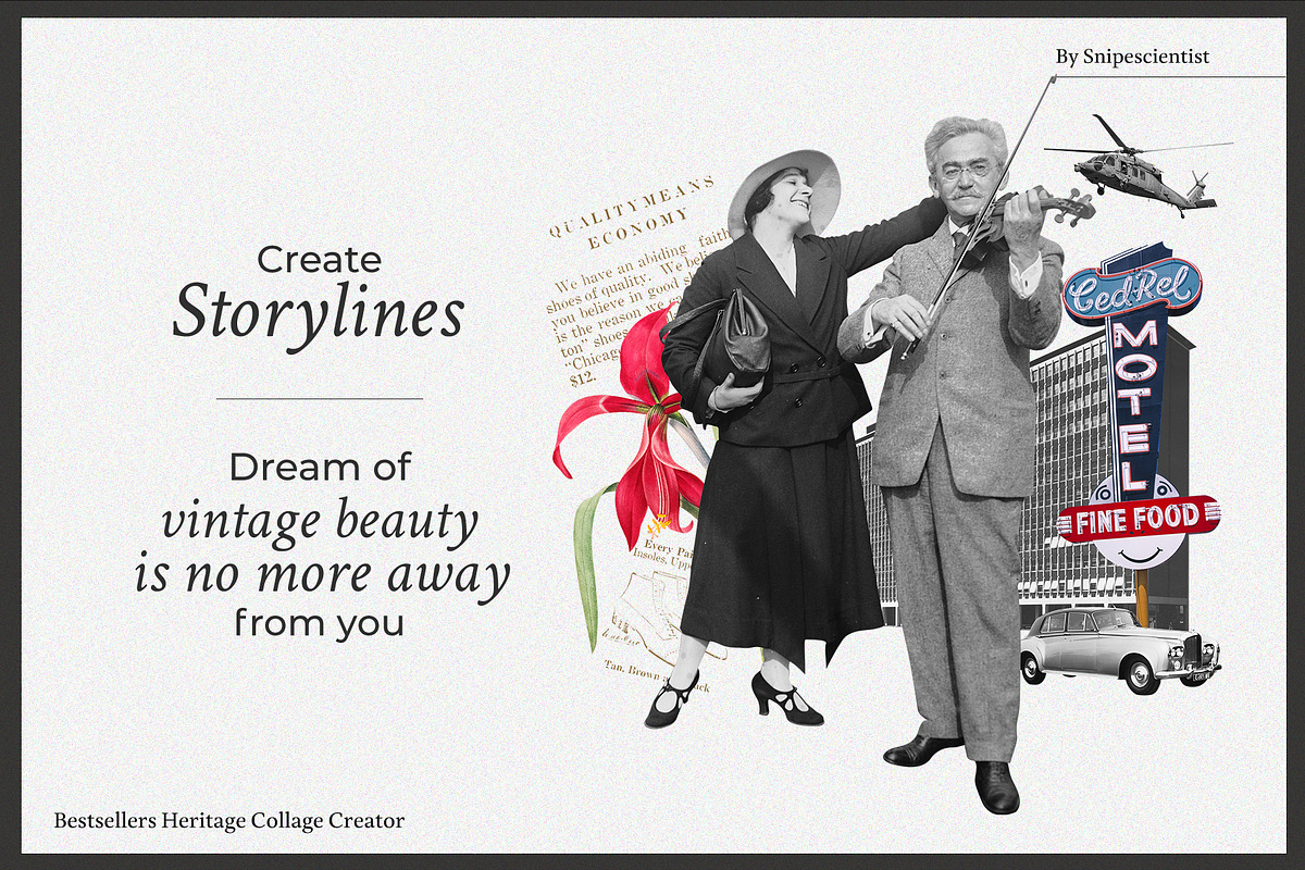Bestsellers Heritage Collage Creator, an Object Graphic by SNIPESCIENTIST (Photo 36 of 64)
