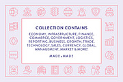 Economy Line Icons, an Outline Icon by Made by Made (Thumbnail 2 of 7)