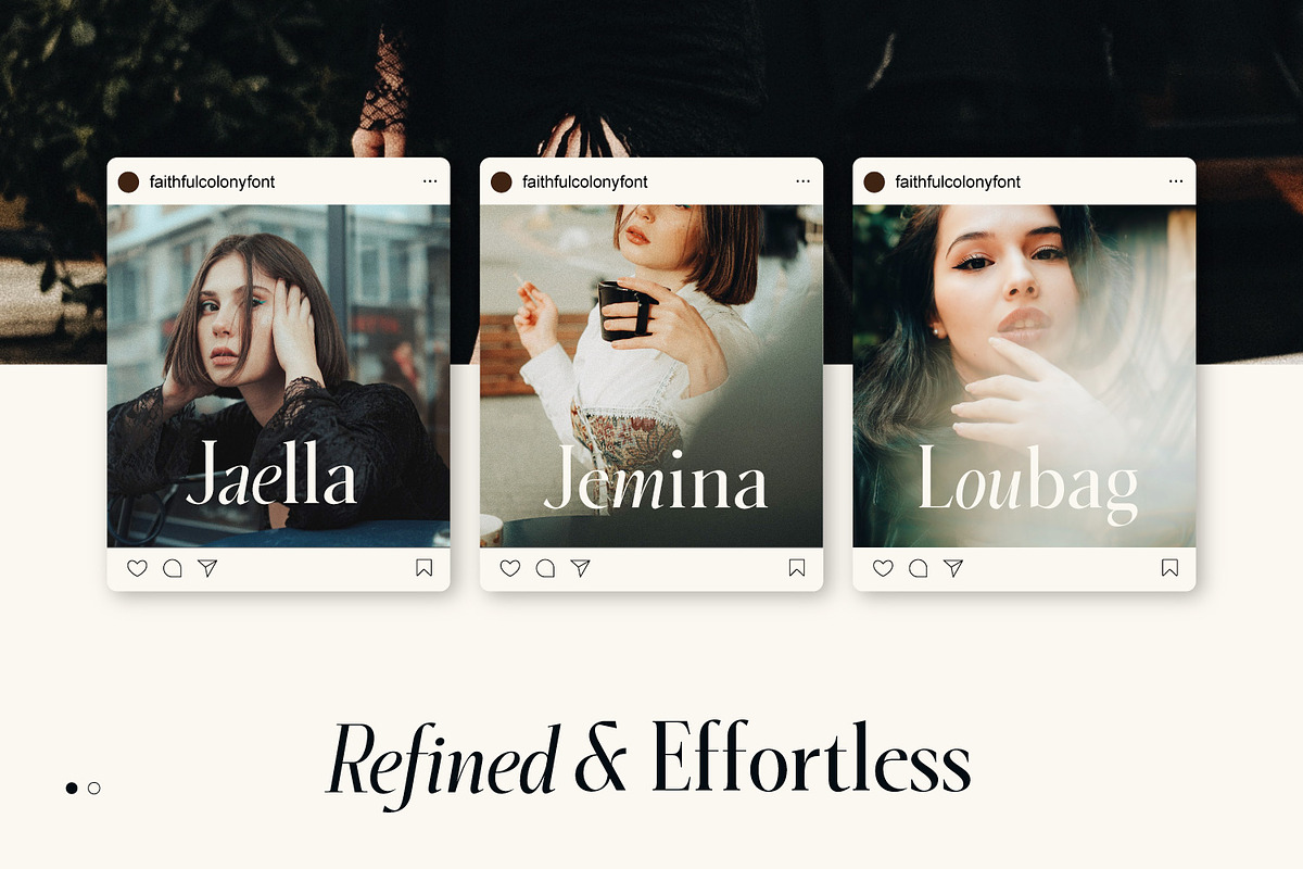 Faithful Colony - Elegant Serif, a Serif Font by creativemedialab (Photo 2 of 13)