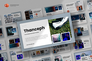 Virtual Reality Powerpoint Template, a Presentation Template by fluffstudio