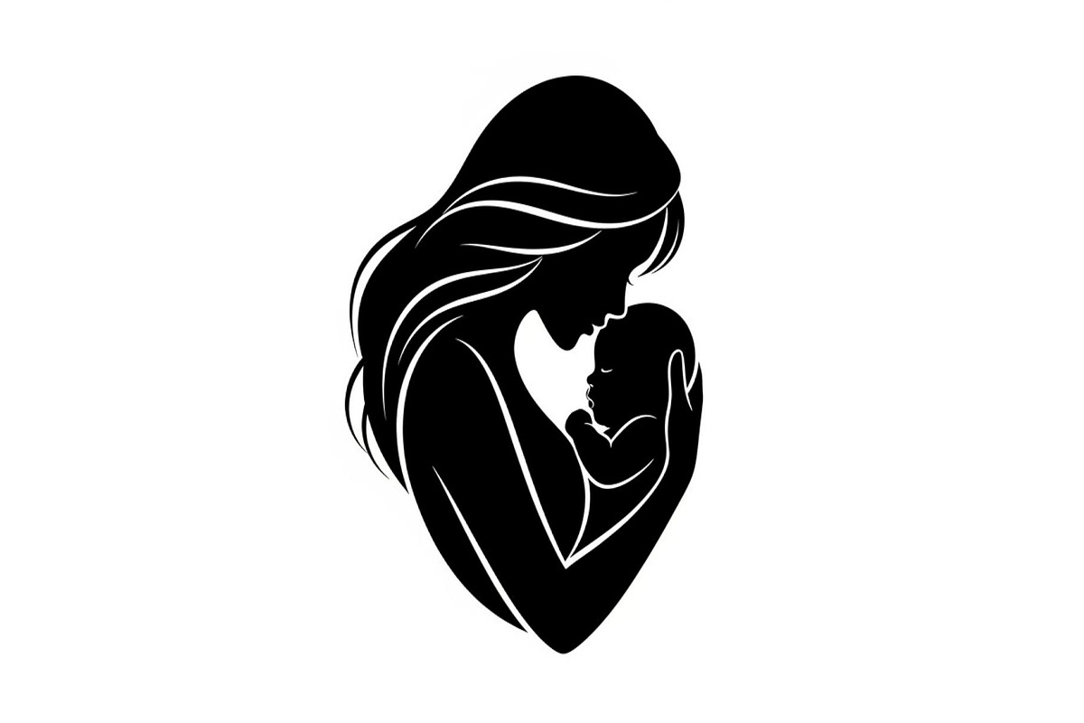 50 Mother and Baby Silhouette Bundle, an Illustration by Creativeshirt (Photo 38 of 48)
