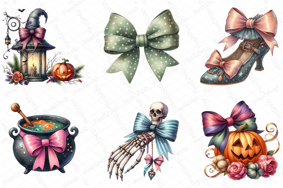 Halloween Coffee Cup Clipart Bundle, an Illustration by DreamPrint404 (Photo 4 of 6)