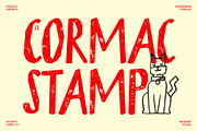 CS Cormac Stamp, a Sans Serif Font by Craft Supply Co. (Thumbnail 1 of 8)