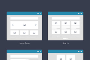 48 Website Wireframes And Flowchart